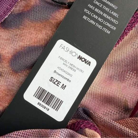 Fashion Nova Fiercely Mesh Micro Mini Dress - Picture 7 of 9